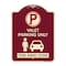 Signmission Valet Parking Tow Away Zone W/ Car Graphic Heavy-Gauge Aluminum Sign, 24" x 18", BU-1824-22761 A-DES-BU-1824-22761 - alternate 1